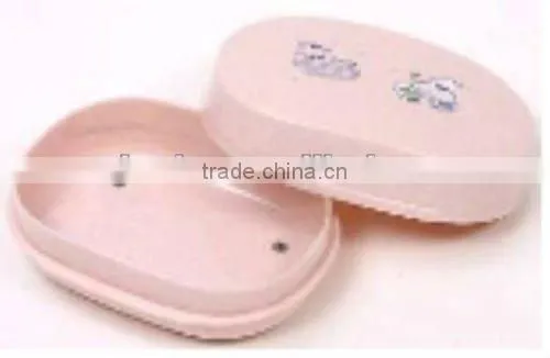 smiling face shaped plastic soap box