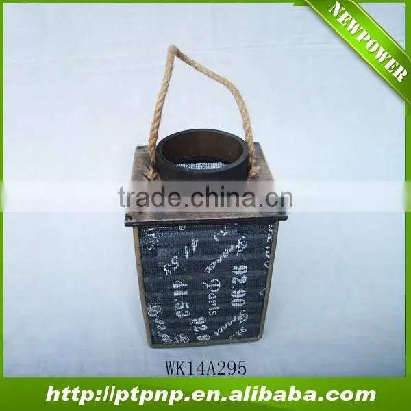 New designed bamboo lantern with colorful cloth