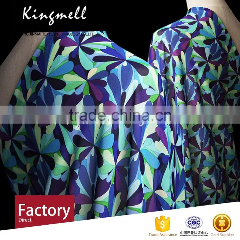 custom design digital print 100% cotton fabric for dress or decoration