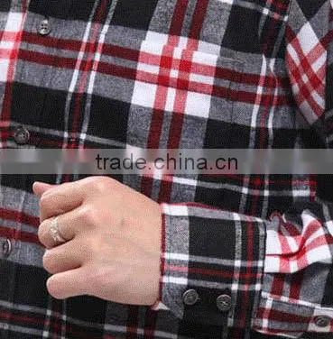 2013 Western man shirts long sleeve check plaids casual shirt for man