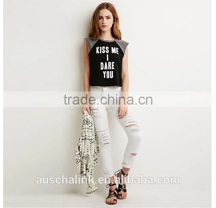 auschalink summer promotion lady sport dry fit custom t-shirt