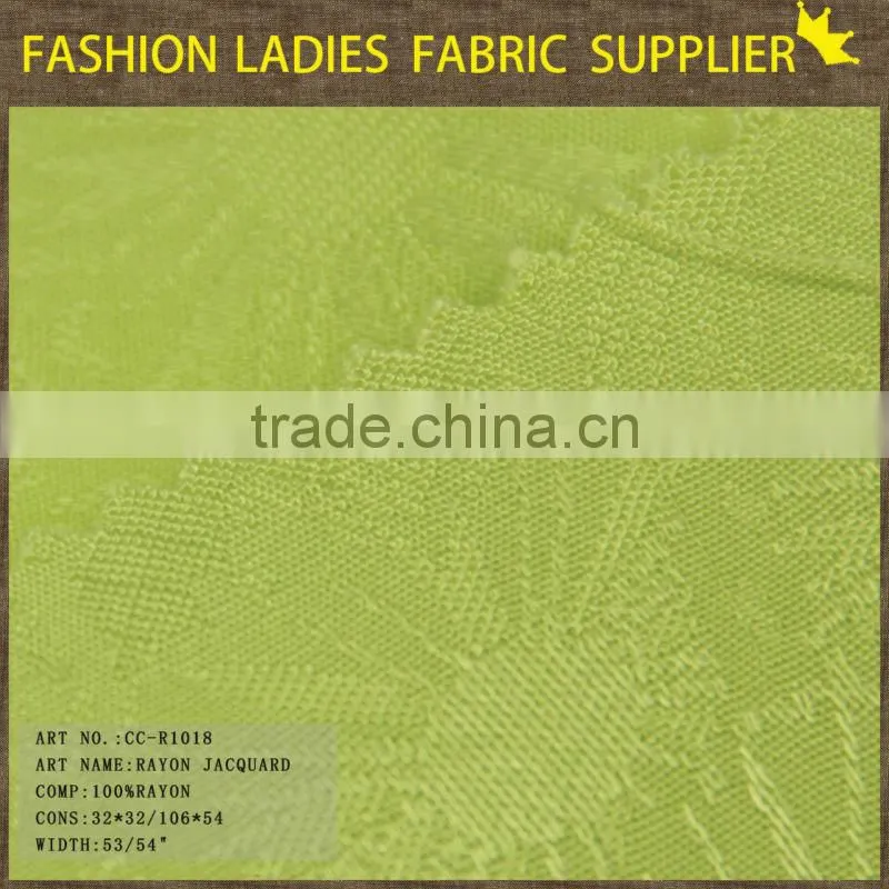 hot sales 100% pure rayon challie dobby fabric for suit and pants solid rayon fabric frivolous dress order jacquard fabric