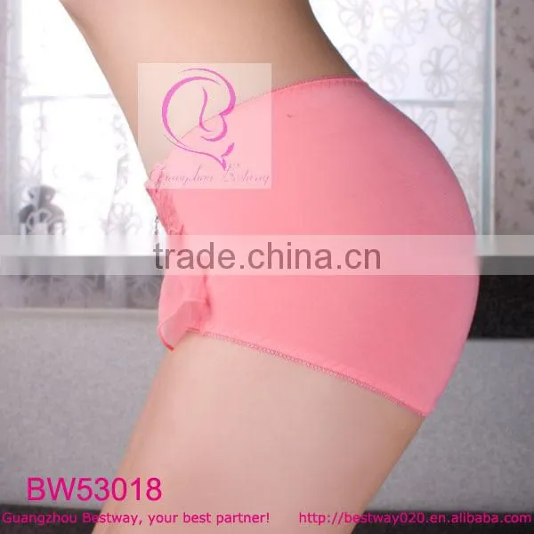 Sexy pink high rise briefs