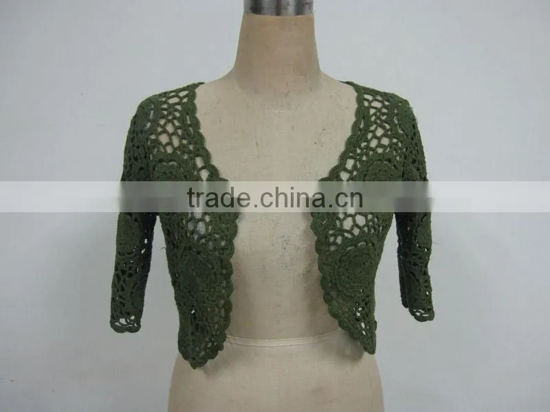 machine cotton crochet adies shrug