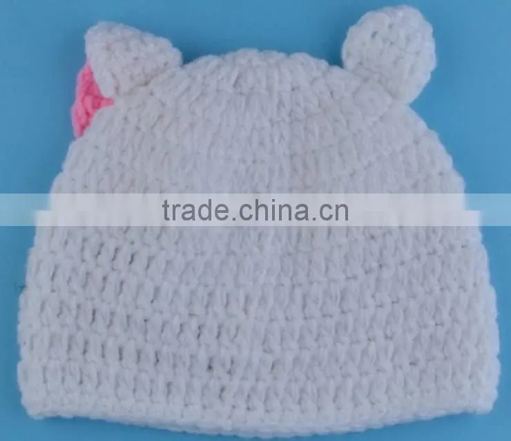 2016 large fashion high quality stars pattern baby knit hat