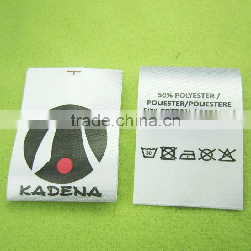 printed sew in labels