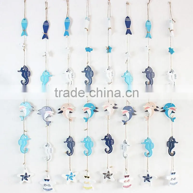 Home Furnishing Seahorse Wall Hangings Wood Decor Art Craft