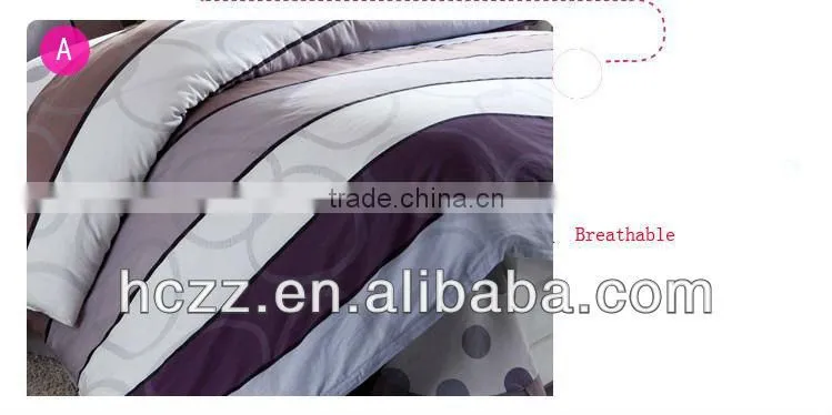 Simple &Elegant Print Cotton Bedding Set 4pcs
