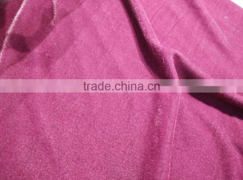 100% polyester wholesale spun velvet fabric for sofa cover