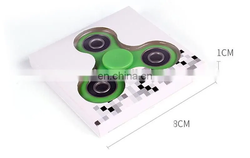 Funny Finger Toy ABS Hand Spinner Light Finger Gyro For Autism Anxiety Stress Relief Focus Toys Gift