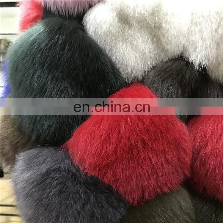 New Fashion Clothes Natural Fur Waistcoat Winter Women Warm Fur Real Fox Vest
