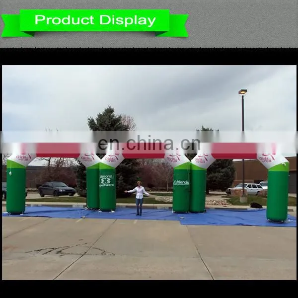 Fluorescence inflatable square archway, Finish race archway gate