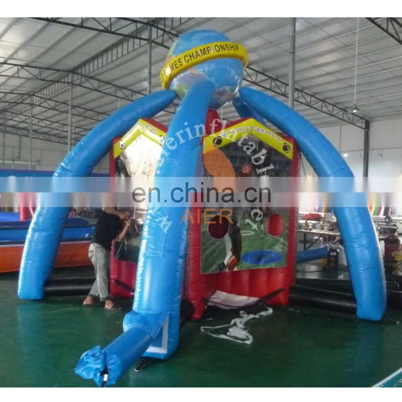 2017 Endless fun new arrive outdoor or indoor inflatable sport games commercial inflatable 5 in 1 sport game