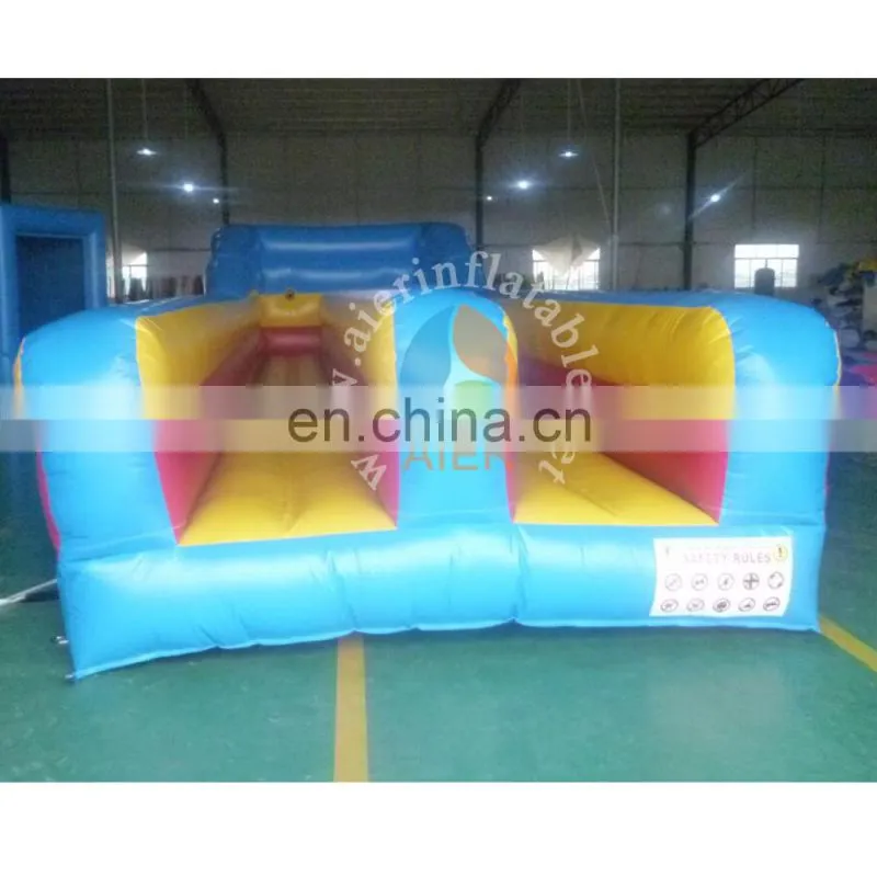 good price beautiful design infatable bungee run competition games/outdoor game inflatable bungee run