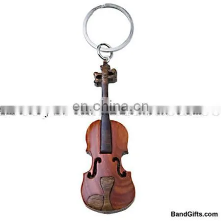 wholesale high quality wooden keychain