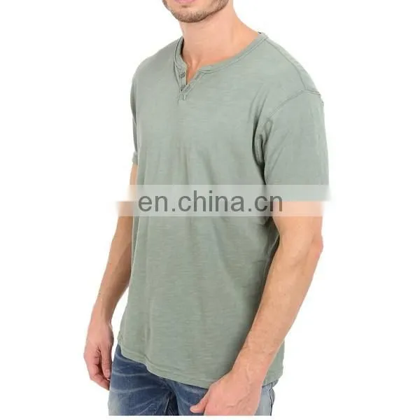 OEM 100% cotton v-neck t shirts plain t-shirt softextile comfortable tee custom logo