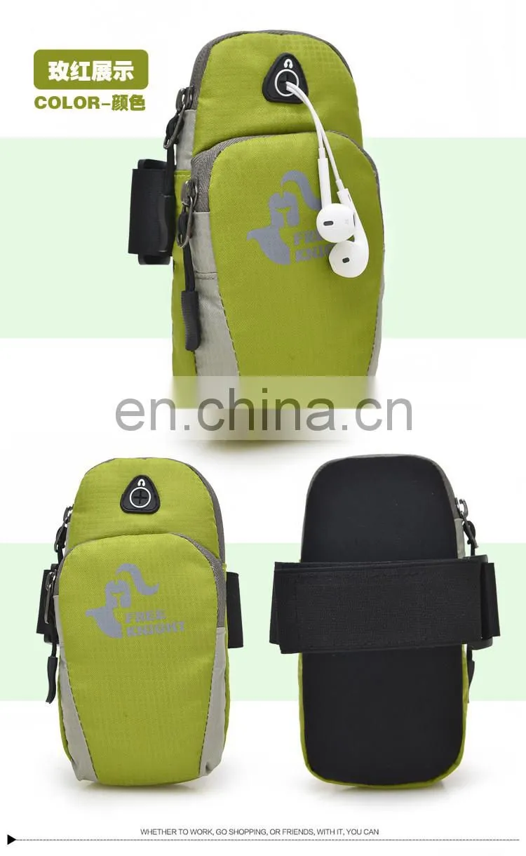 cheap Outdoor Cycling Sports Running Camping Wrist Pouch Mobile Phone Arm Bag Key Money arm sports bag