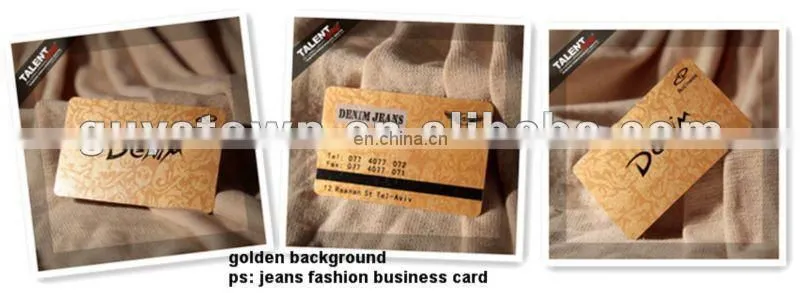 custom printed promotion simple gift business plastic vip warranty card