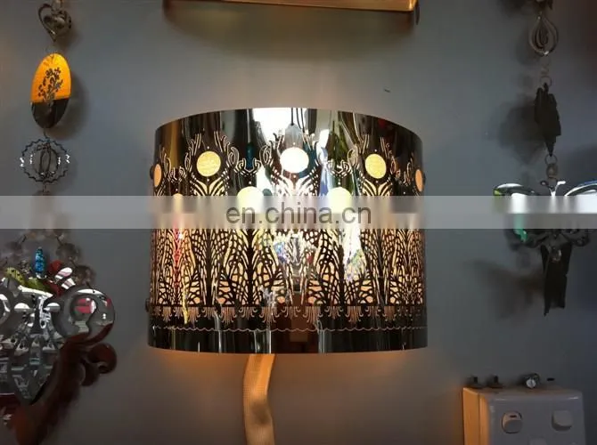 Fancy metal table lampshade with high quality