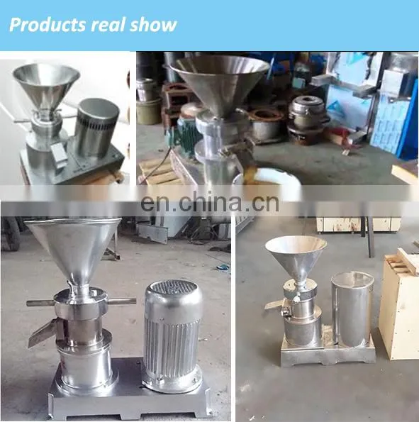 small peanut butter making machine colloid mill paste processing equipment price