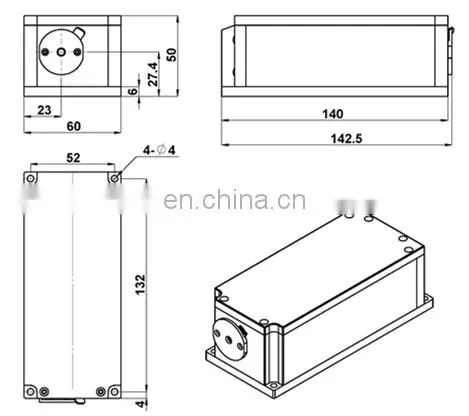 DPSS Narrow linewidth 473nm 300mW Blue Laser Module in Ultra compact