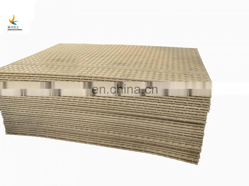 Composite plastic rv-resistance ground protection sand trackway mats