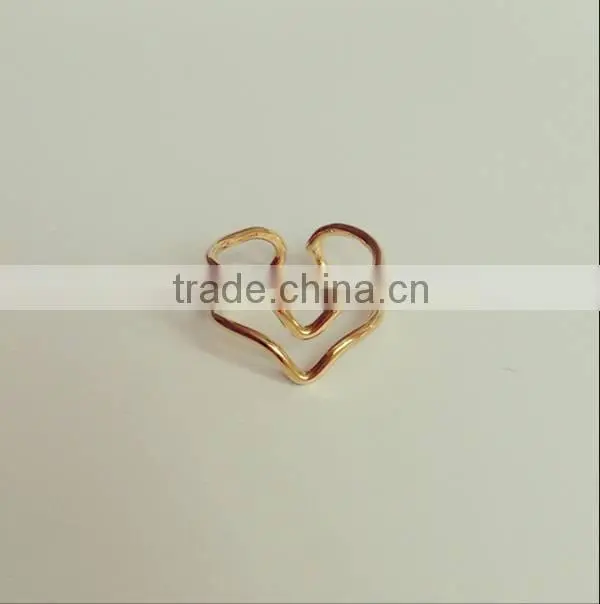Wholesale fashion jewelry superman rings in gold