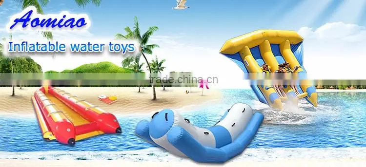 high quality 0.9mmPVC inflatable flying towables flying fish