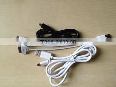 Three in one Multifunction USB Data Cable Fit All the Mobile Phones