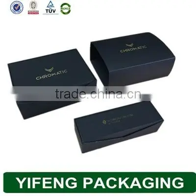 Luxury Custom Black Cardboard Sunglasses Packaging Box