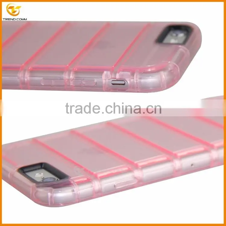 clear shockproof silicon tpu case for iphone 6 plus