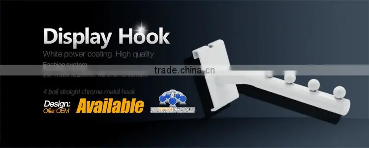 Clothes display hook display store wire hook