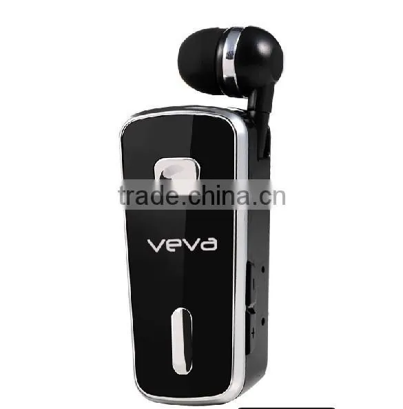 2013 Hotting! retractable bluetooth headset built-in usb stand time
