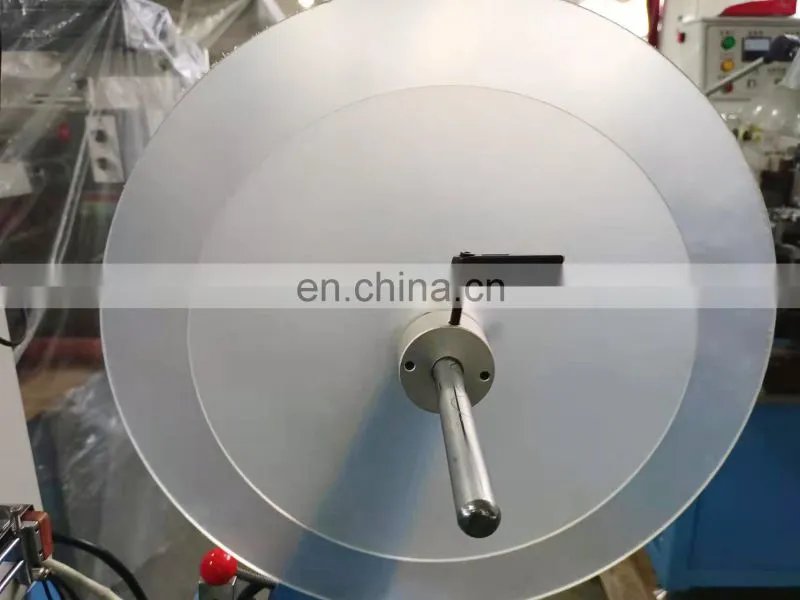WS586 WING SINGA Automatic multi functional ribbon polyester satin fabric label cutting and folding machine with end mitre fold