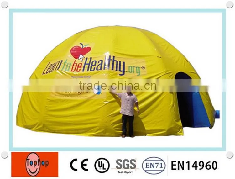 2015 new arrvail pvc tarpualin air fun inflatable medical tent