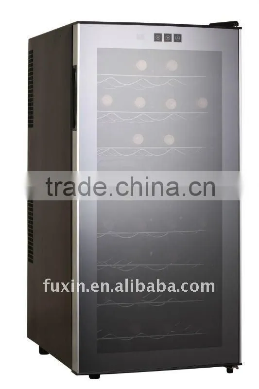 FUXIN:JC-78BLW,.Thermoelectric wine cooler with 32 bottles/Wine bucket.