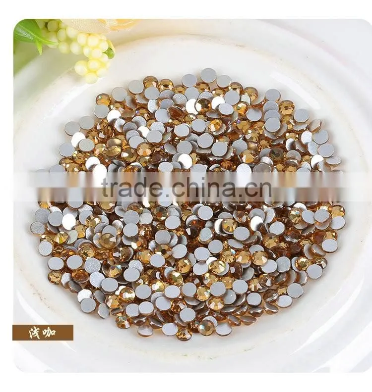 SS50 Clear Crystal Hot-fix Flat back Crystal Rhinestones Hot Fix Rhinestone Nail Art