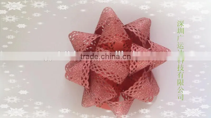1-6" inch Star Ribbon Bow Automation Macking Machine, All Kinds of Size Star Ribbon Bows Making Machine