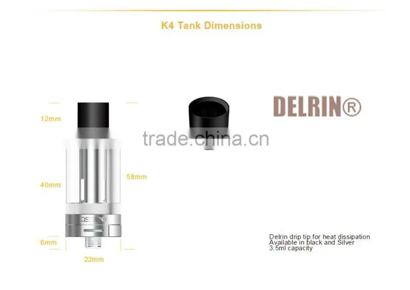 Stock Selling Aspire K4 quick start Kit/ Aspire K4 kit