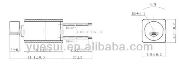 4mm electric toy motors, linear vibration motor