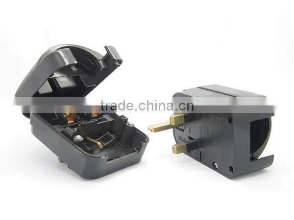 Upgrade Home/Apartment/Industrial/Hospital Schuko Germany France Type F to UK Type G Malaysia plug travel adapter converter