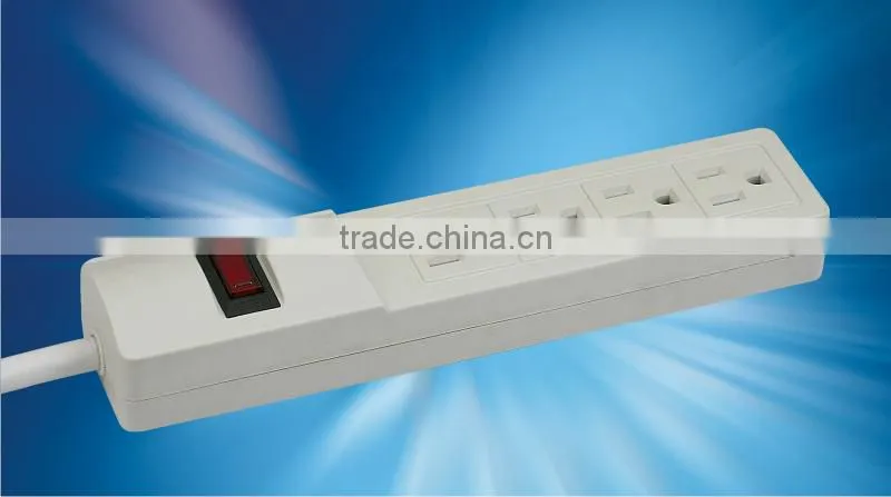 Guangzhou Factory ul approvals 5 outlet power strip/ individual switch