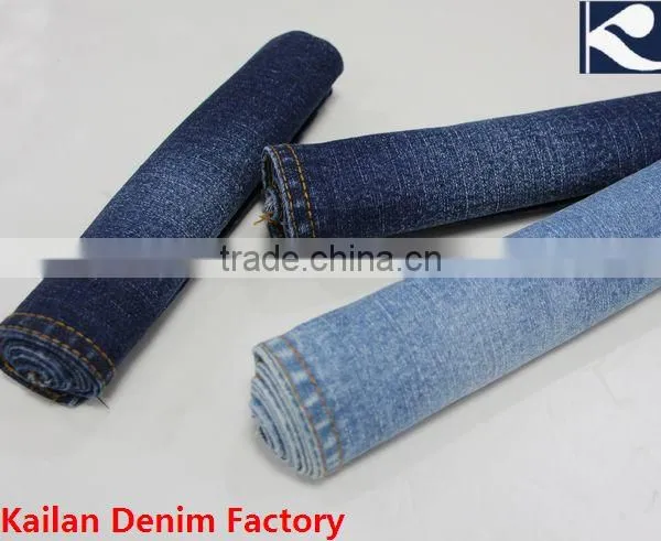 9oz 98%cotton 2%spandex Stretch Denim Fabric