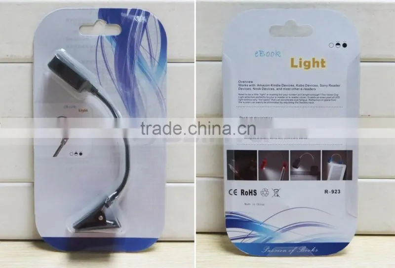 IP33 Grade 7lm LED Warm White Light Source LED Clip On Book Light