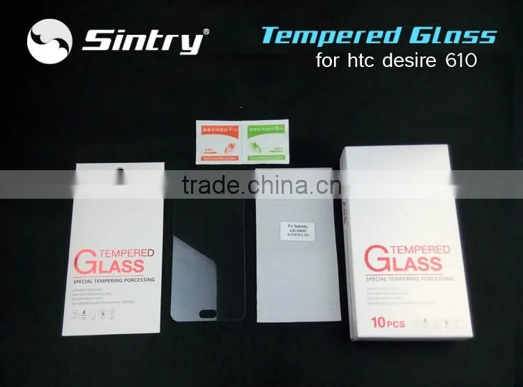 Anti blue light mobile screen protector 9H hardness New customized tempered glass screen protector for htc desire 610