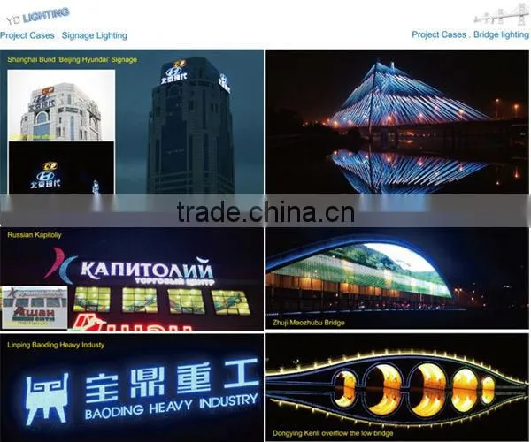 IP68 waterproof LED pixel light used for outdoor building decorations