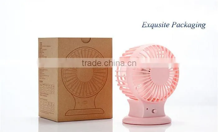 USB mini fan small table fan rechargeable table fan