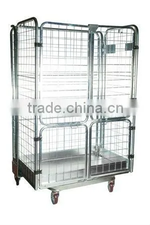 4 gate heavy duty roll container/roll cage/roll pallet