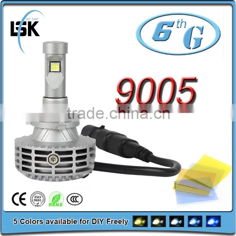 Super hot sell G6 auto led light kit 9005 led headlight&fog light 360degree for jeep