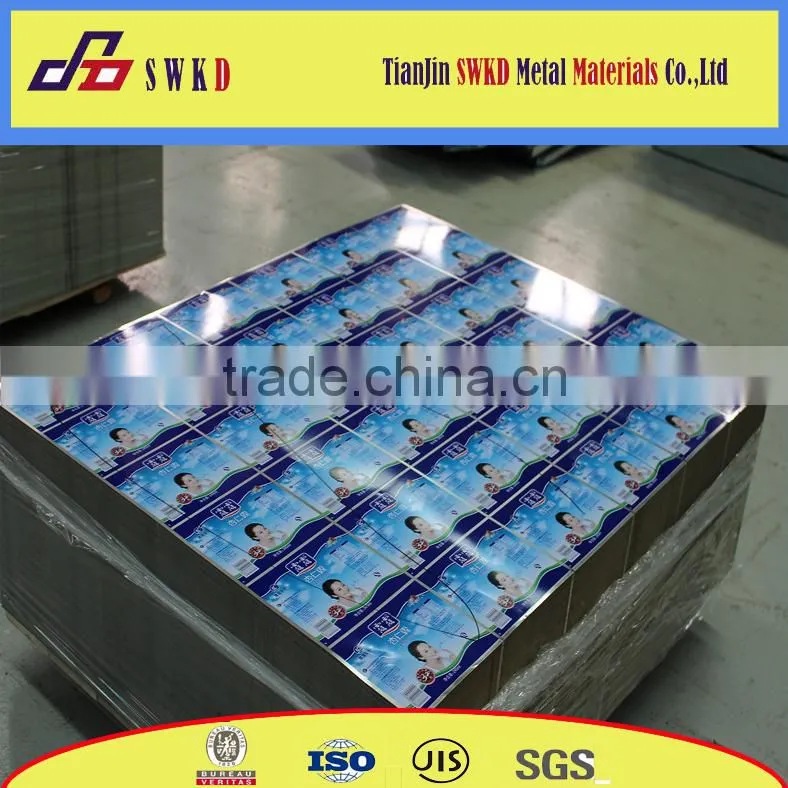 8 color tinplate sheet printed for making cans